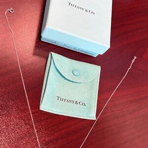 Tiffany & Co. Silver Bow Necklace